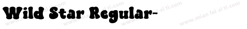 Wild Star Regular字体转换